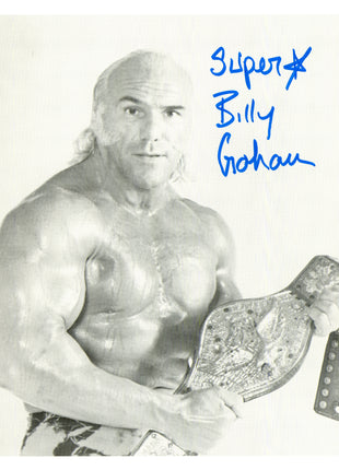 Photo 8x10 signée par la superstar Billy Graham