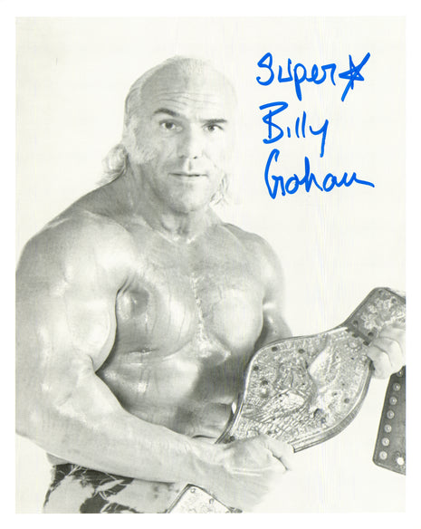 Superstar Billy Graham signed 8x10 Photo