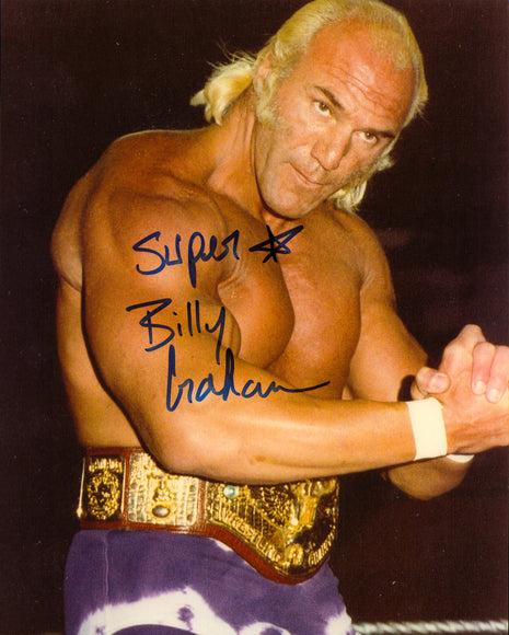 Superstar Billy Graham signed 8x10 Photo