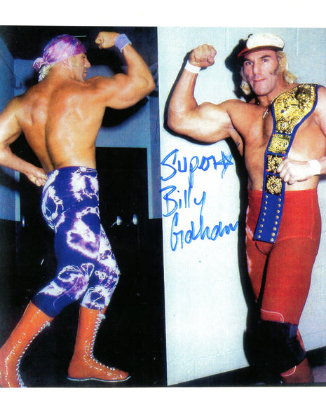 Superstar Billy Graham signed 8x10 Photo