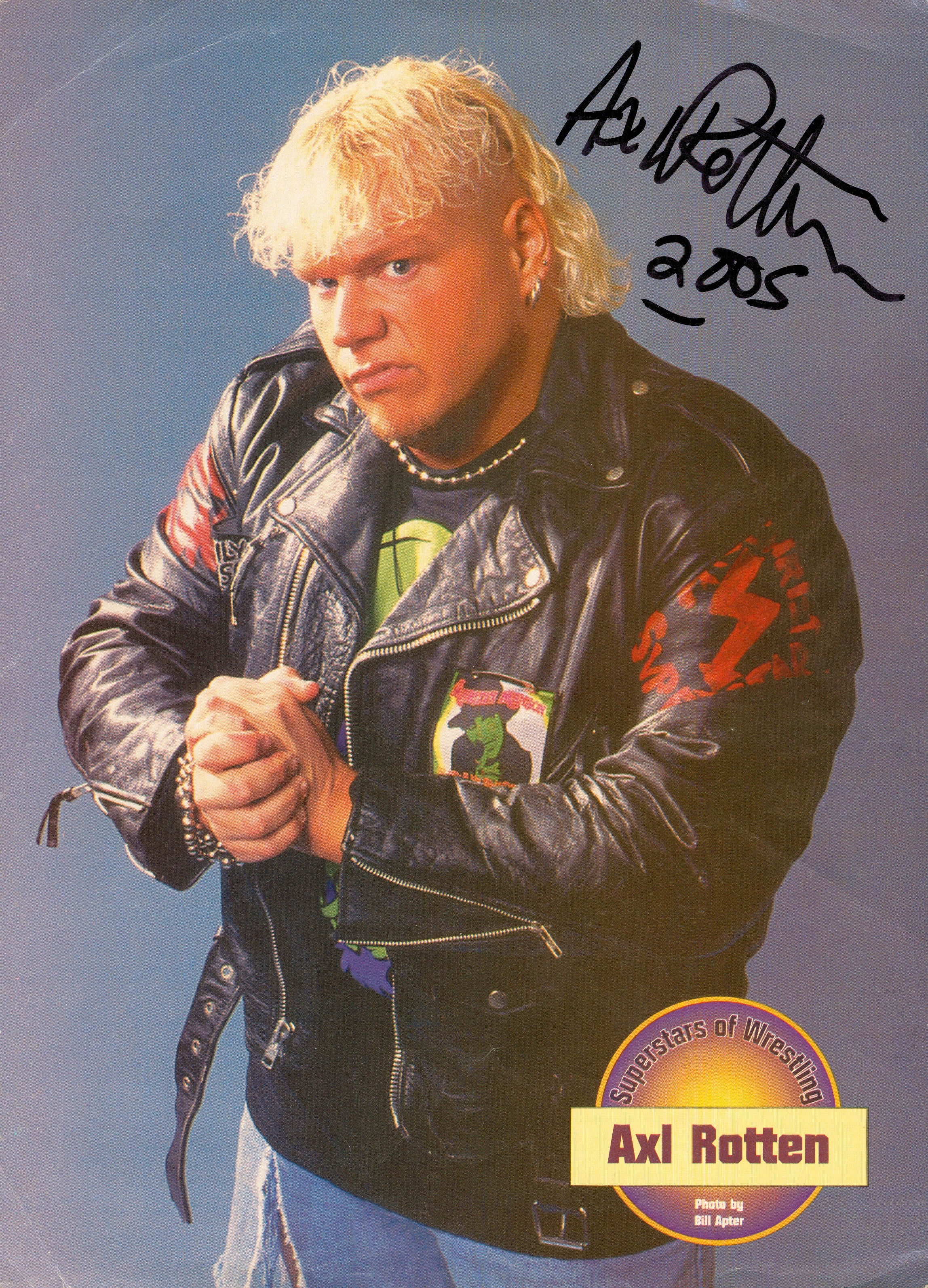 Extreme Rising Axl Rotten Axl Rotten signed Magazine Page – Signed By Superstars