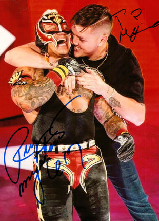 Rey Mysterio & Dominik Mysterio dual signed 8x10 Photo
