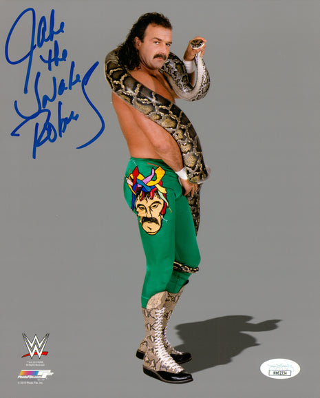 Jake Roberts signed 8x10 Photo (w/ JSA)