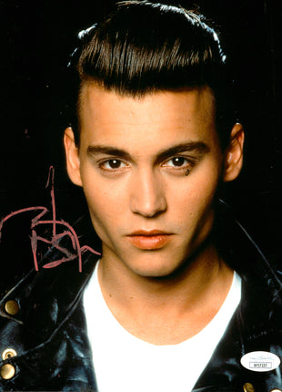 Johnny Depp (Cry Baby) signed 8x10 Photo (w/ JSA)