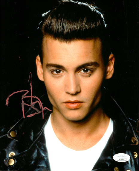 Johnny Depp (Cry Baby) signed 8x10 Photo (w/ JSA)