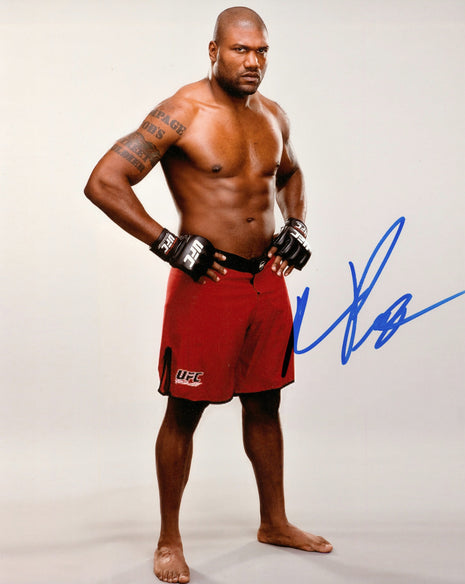 Quinton Rampage Jackson signed 8x10 Photo