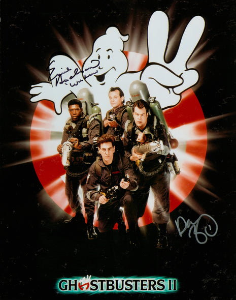 Dan Aykroyd & Ernie Hudson (Ghostbusters) dual signed 8x10 Photo