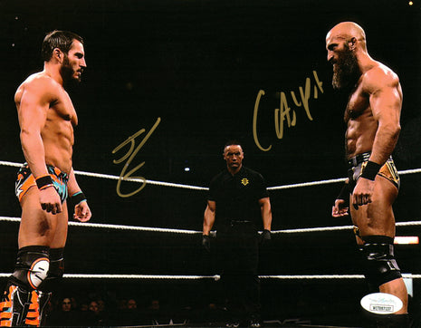 Johnny Gargano & Tommaso Ciampa dual signed 8x10 Photo (w/ JSA)