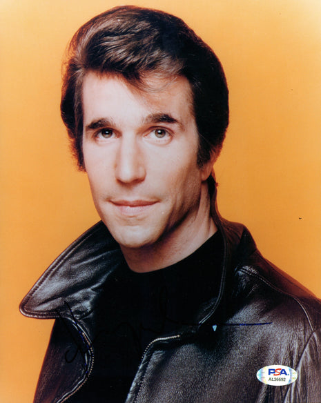 Henry Winkler (Happy Days) signed 8x10 Photo (w/ PSA)