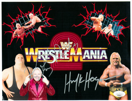 Foto de 8x10 firmada por Hulk Hogan y King Kong Bundy (con JSA)