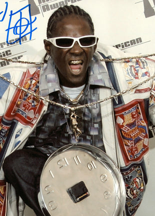 Flavor Flav (Public Enemy) signed 8x10 Photo (w/ JSA)