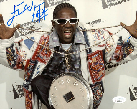 Flavor Flav (Public Enemy) signed 8x10 Photo (w/ JSA)