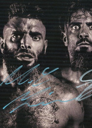 Briscoe Brothers - Jay Briscoe & Mark Briscoe dual signed 8x10 Photo