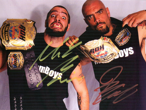Jay Briscoe & Mark Briscoe dual signed 8x10 Photo