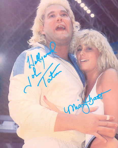 Missy Hyatt & John Tatum dual signed 8x10 Photo