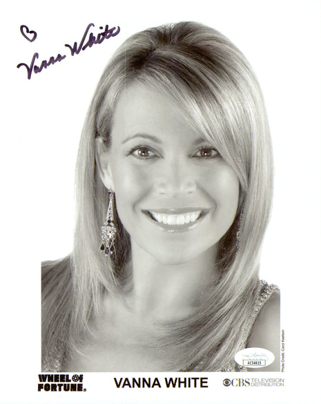 Vanna White signed 8x10 Photo (w/ JSA)