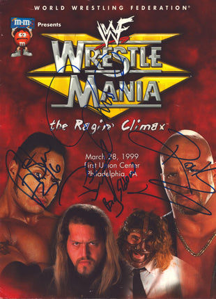 Multi-signed WrestleMania XV Event Program (20+ signatures! w/ JSA)