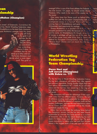 Multi-signed WrestleMania XV Event Program (20+ signatures! w/ JSA)
