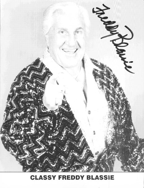 Freddie Blassie firmó una foto de 8x10