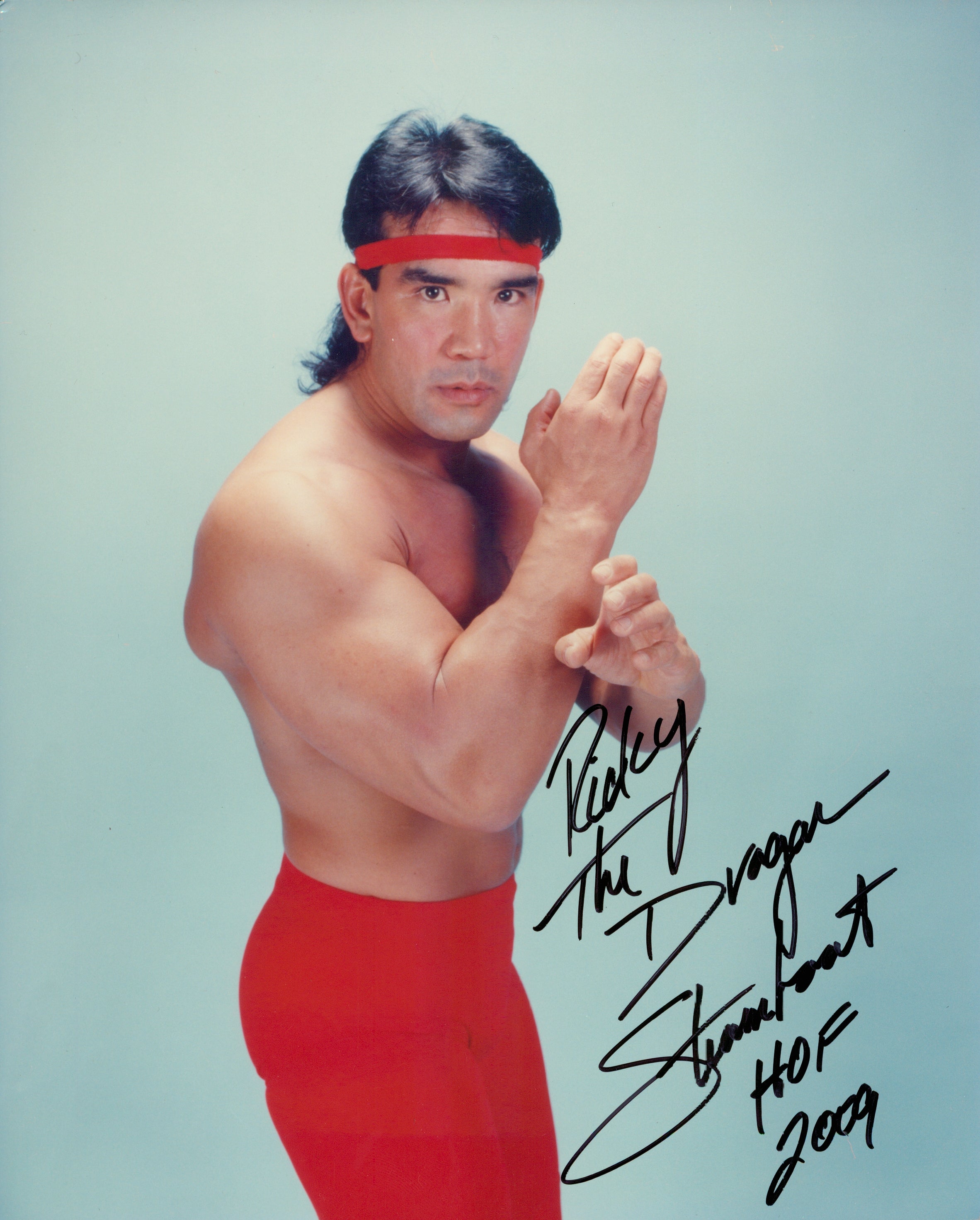 Ricky Steamboat signed 8x10 Photo – Signed By Superstars
