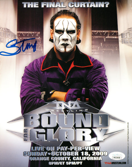 Sting signed 8x10 Photo (w/ JSA)