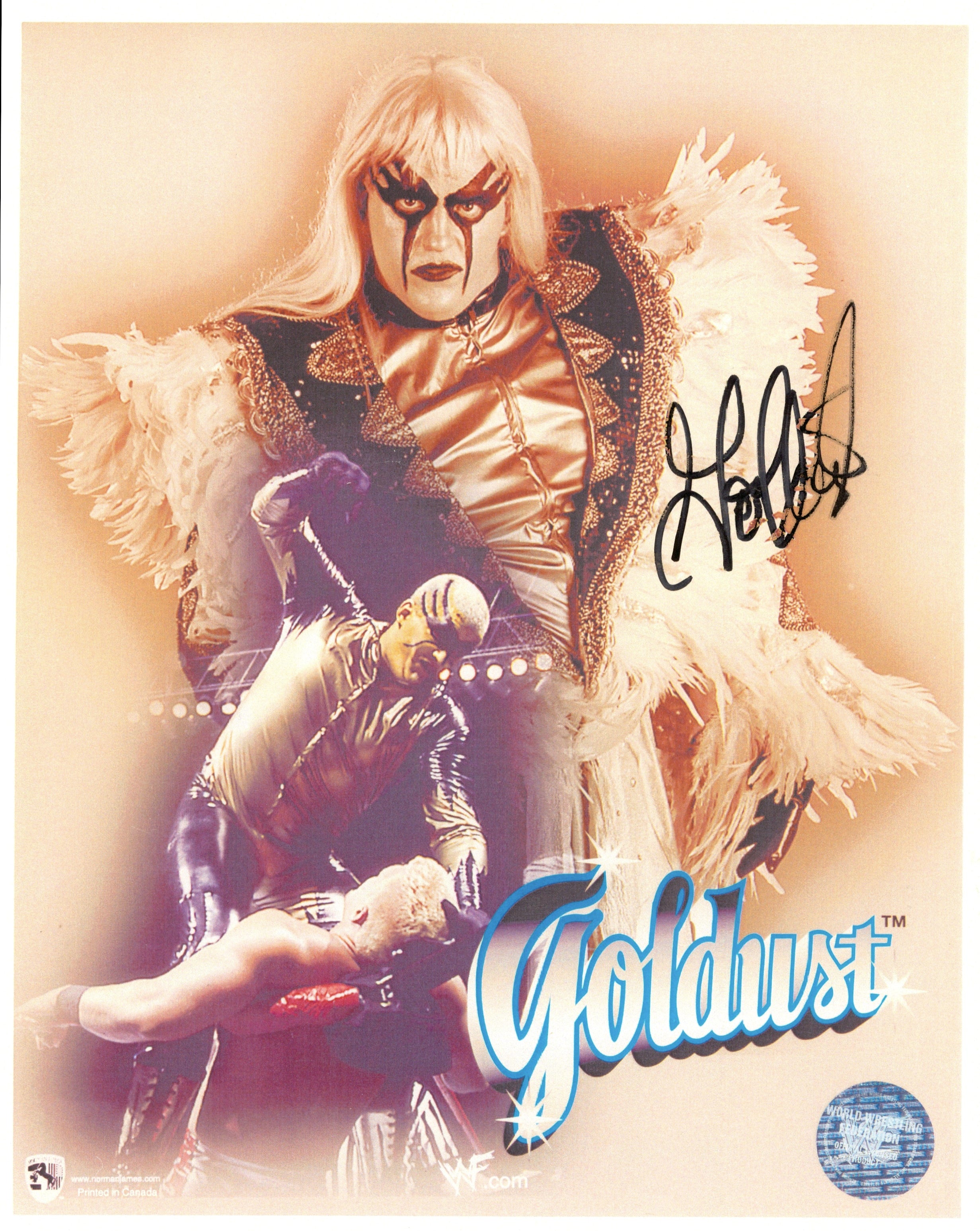 Golddus Goldust signed 8x10 Photo – Signed By Superstars