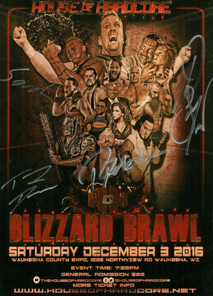 Tommy Dreamer, Sandman, Ryback & Al Snow multi-signed 8x10 Photo