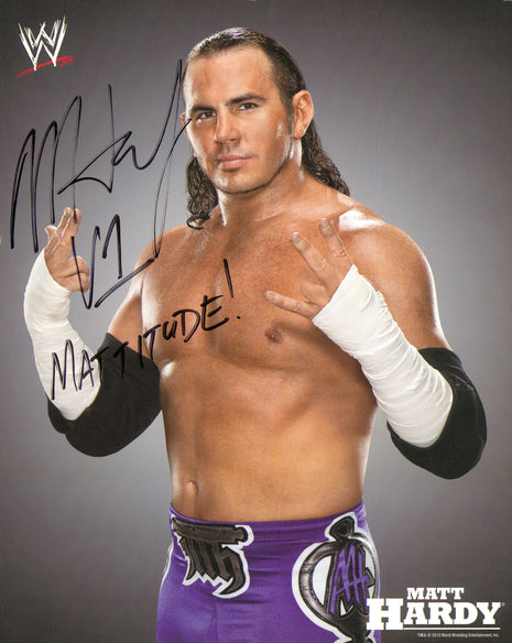 Matt Hardy signed 8x10 Photo