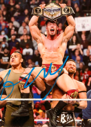 Austin Theory signed 8x10 Photo (w/ Beckett)