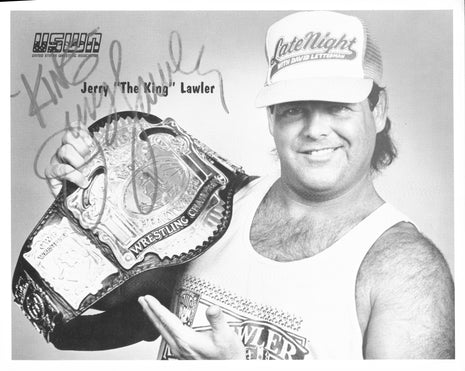 Jerry Lawler signed 8x10 Photo
