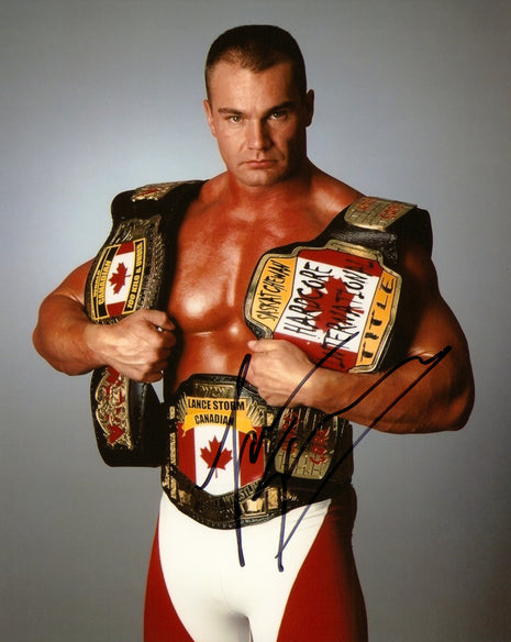 Lance Storm signed 8x10 Photo