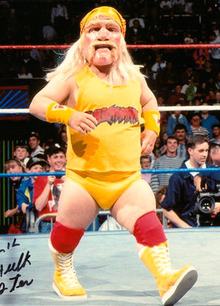 Little Hulk Hogan signed 8x10 Photo