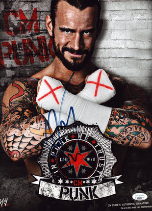 CM Punk signed 11x14 Photo (w/ JSA)