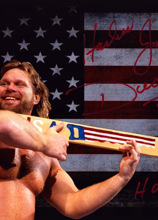 Hacksaw Jim Duggan signed 11x14 Photo