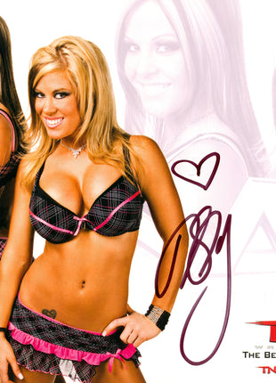 Velvet Sky & Madison Rayne dual signed 8x10 Photo