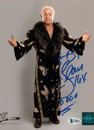 Ric Flair signed 8x10 Photo (w/ Beckett)