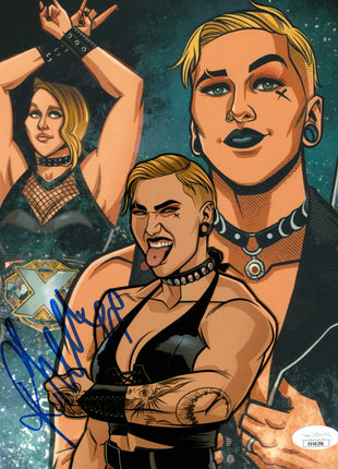 Rhea Ripley signed 8x10 Photo (w/ JSA)