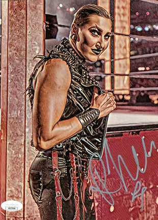 Rhea Ripley signed 8x10 Photo (w/ JSA)