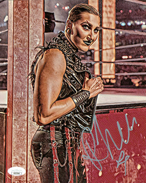 Rhea Ripley signed 8x10 Photo (w/ JSA)