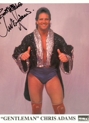 Chris Adams signed 8x10 Photo