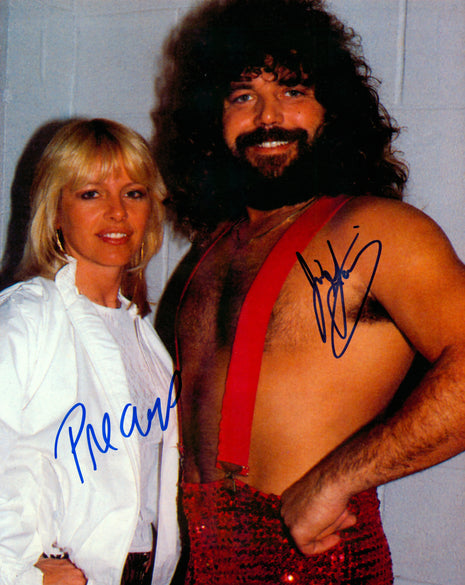 Jimmy Garvin & Precious dual signed 8x10 Photo