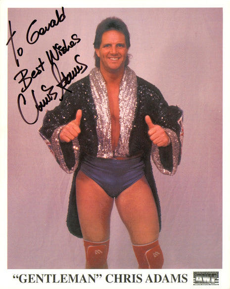 Chris Adams signed 8x10 Photo (Personalized)