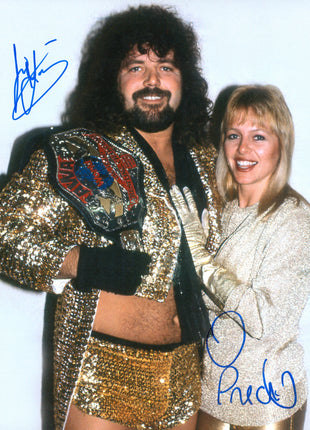 Jimmy Garvin & Precious dual signed 8x10 Photo