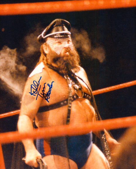 Foto firmada de 8x10 por Killer Tim Brooks