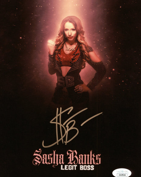 Sasha Banks signed 8x10 Photo (w/ JSA)