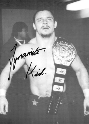 Dynamite Kid signed 8x10 Photo
