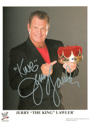 Jerry Lawler signed 8x10 Photo