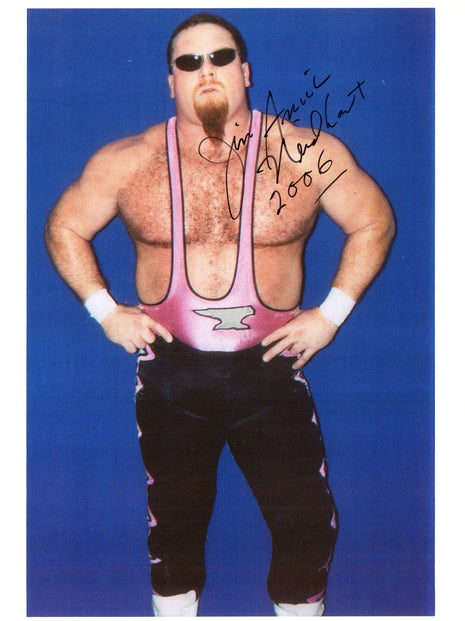 Jim Neidhart signed 8x10 Photo