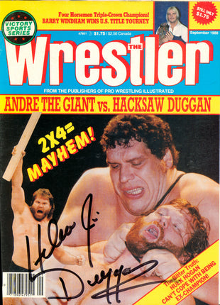 Jim Duggan firmó la portada de la revista