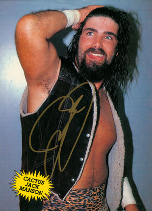 Cactus Jack signed Magazine Page